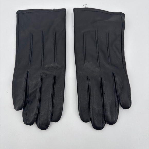 Goodfellow & Co Men's Black Basic Triple Trim Touch Dress Gloves Size M/L - Picture 2 of 5